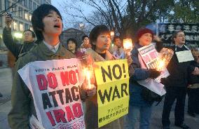 (3)Antiwar demonstration held in various parts of Japan